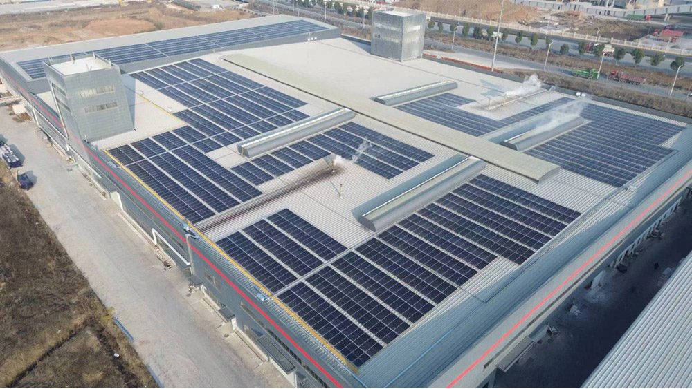 安徽向往建筑节能科技有限公司屋顶分布式项目